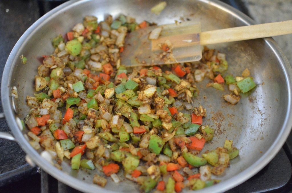 Veggies with spices
