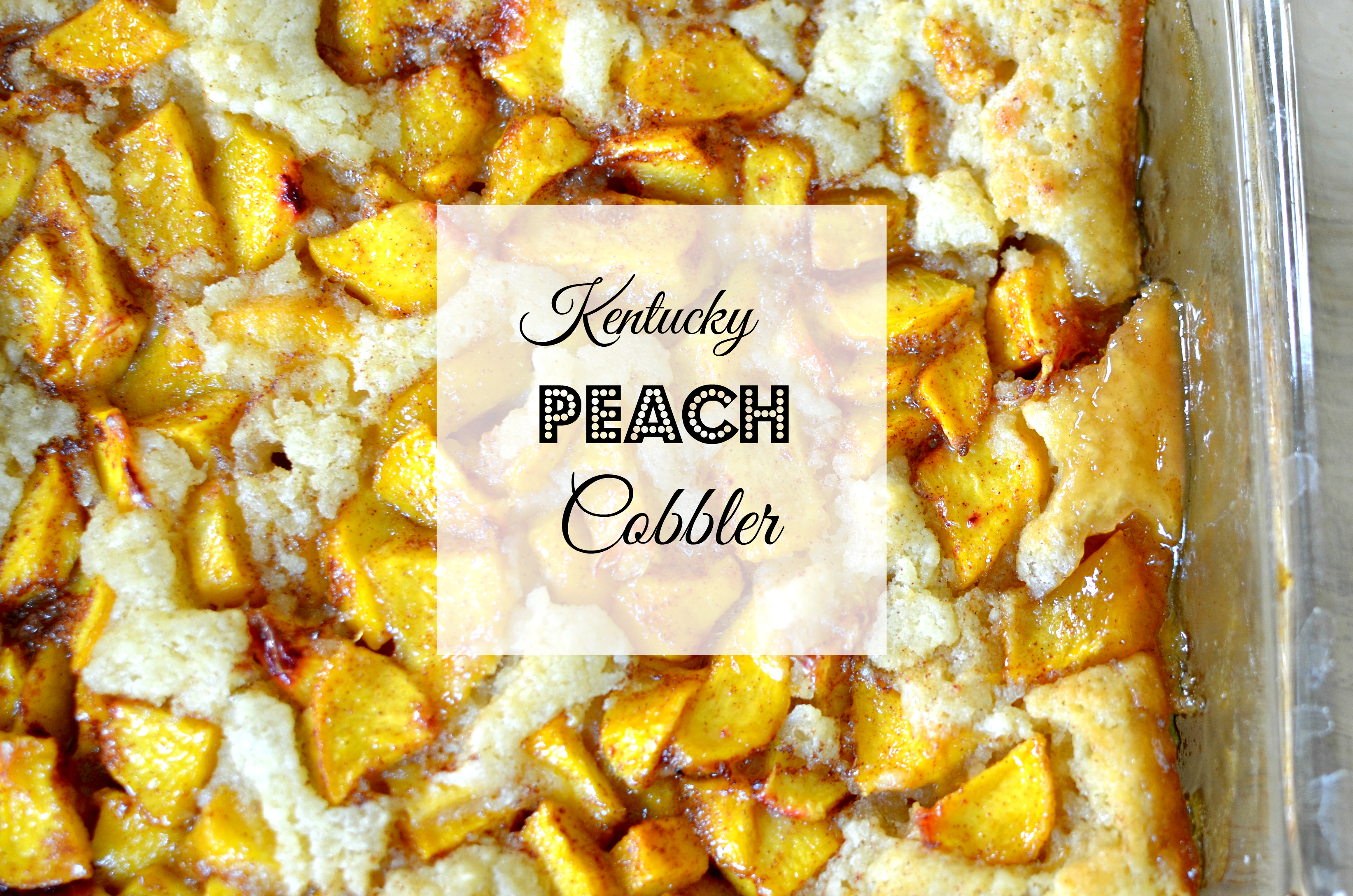 Kentucky Peach Cobbler