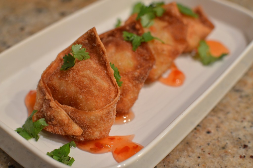 Wontons plated