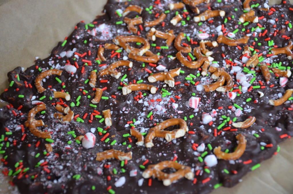 Peppermint Pretzel Bark