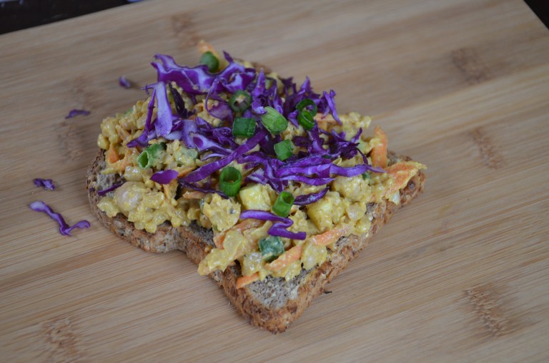 Curried chickpea salad