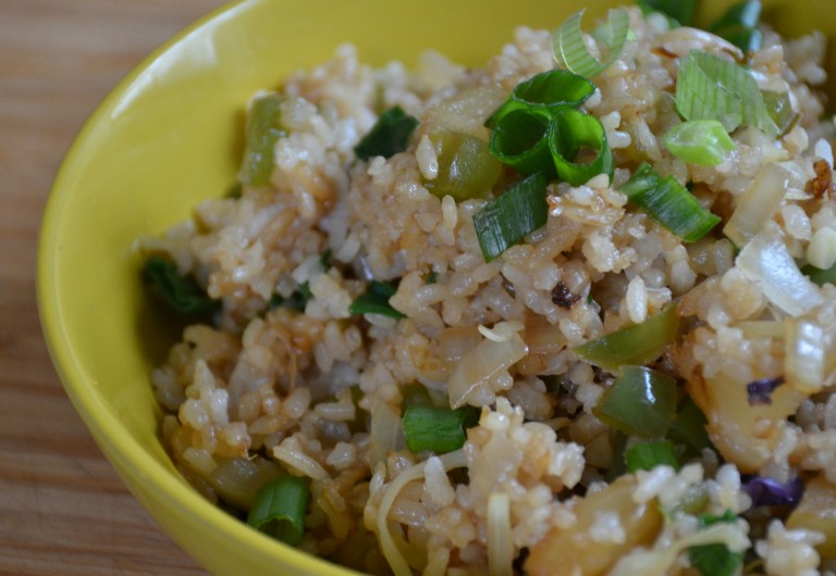 Pineapple Fried Rice close-up