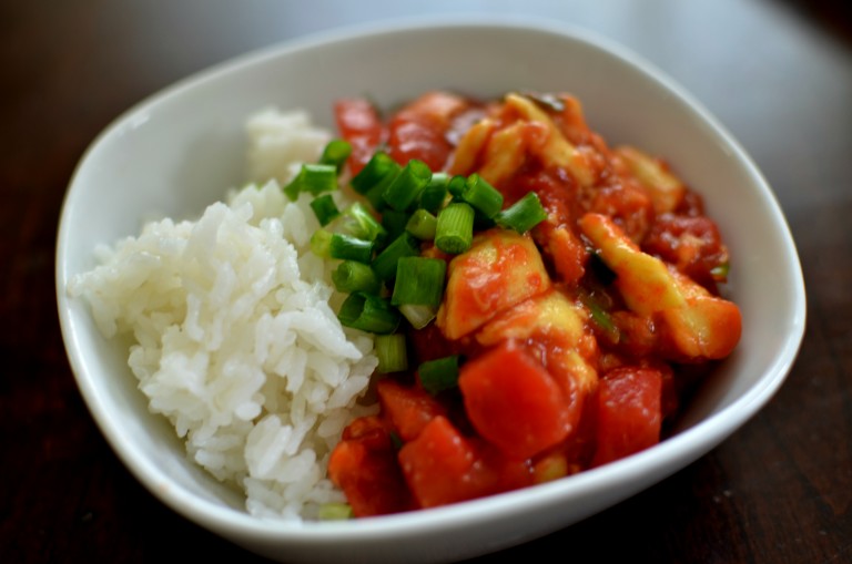 Tomato Egg with Rice