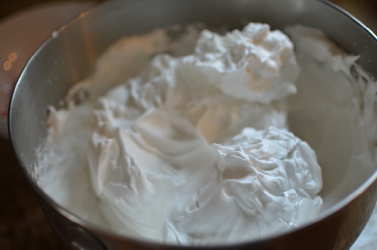 whipped meringue