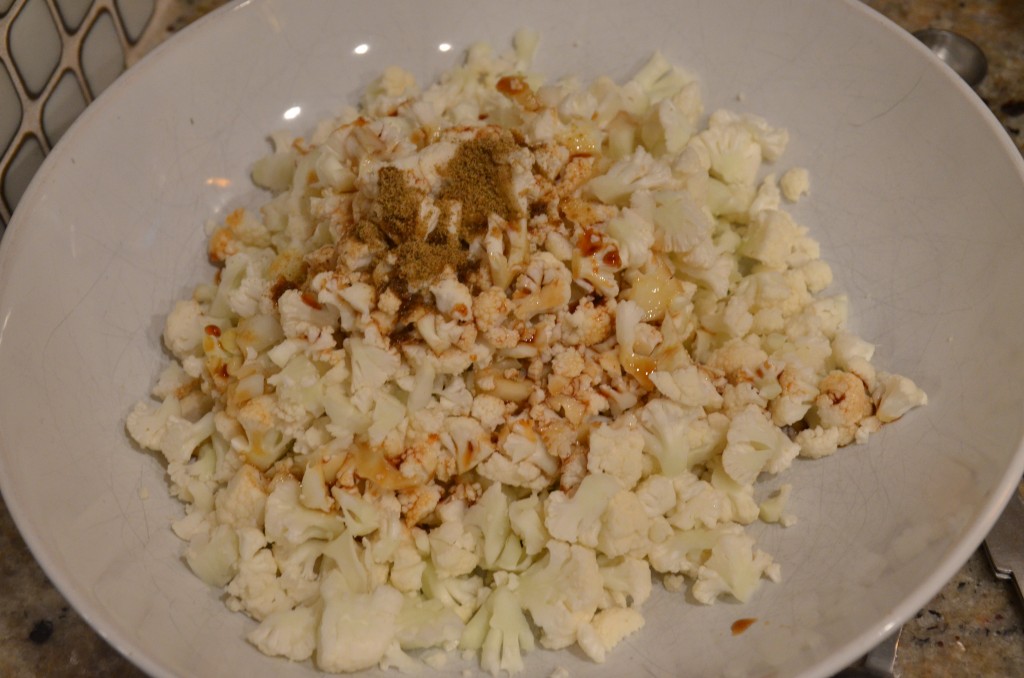 Spices and cauliflower