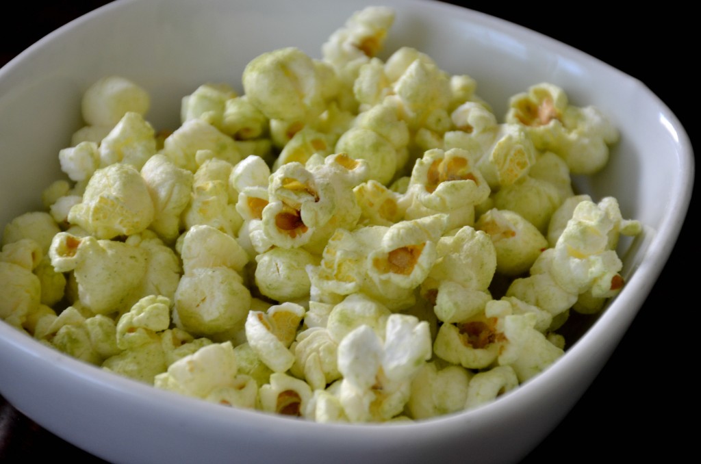 Wasabi popcorn