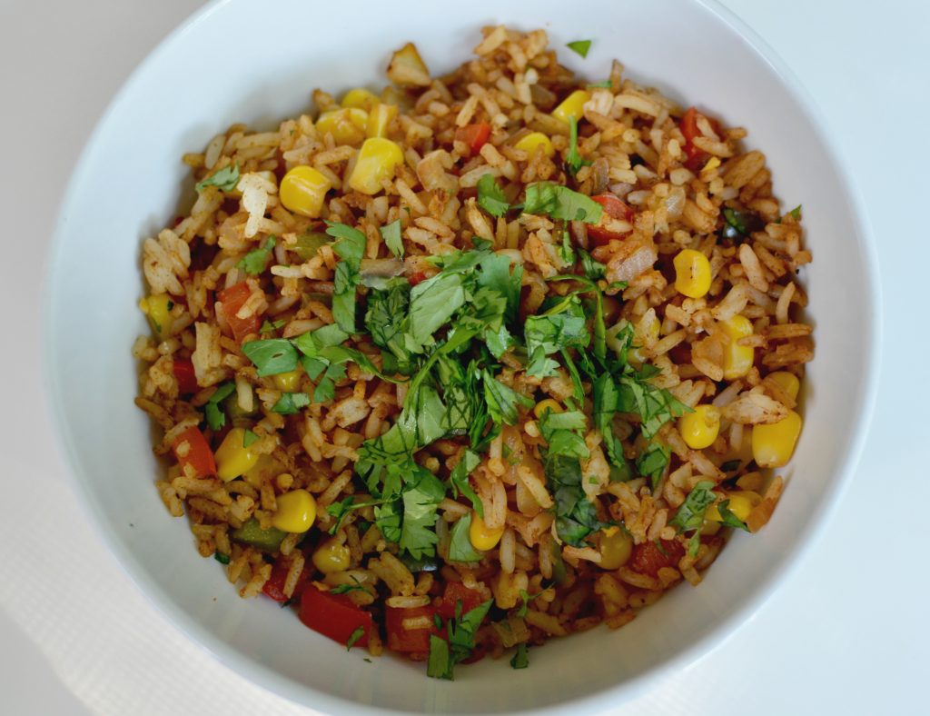 Mexican Fried Rice *An easy side to make using leftover rice.