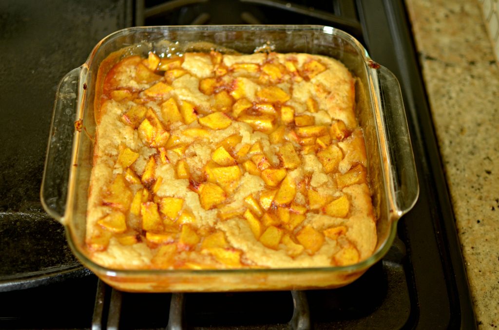 Kentuck Peach Cobbler. An easy vegan recipe that's so ridiculously delicious! 