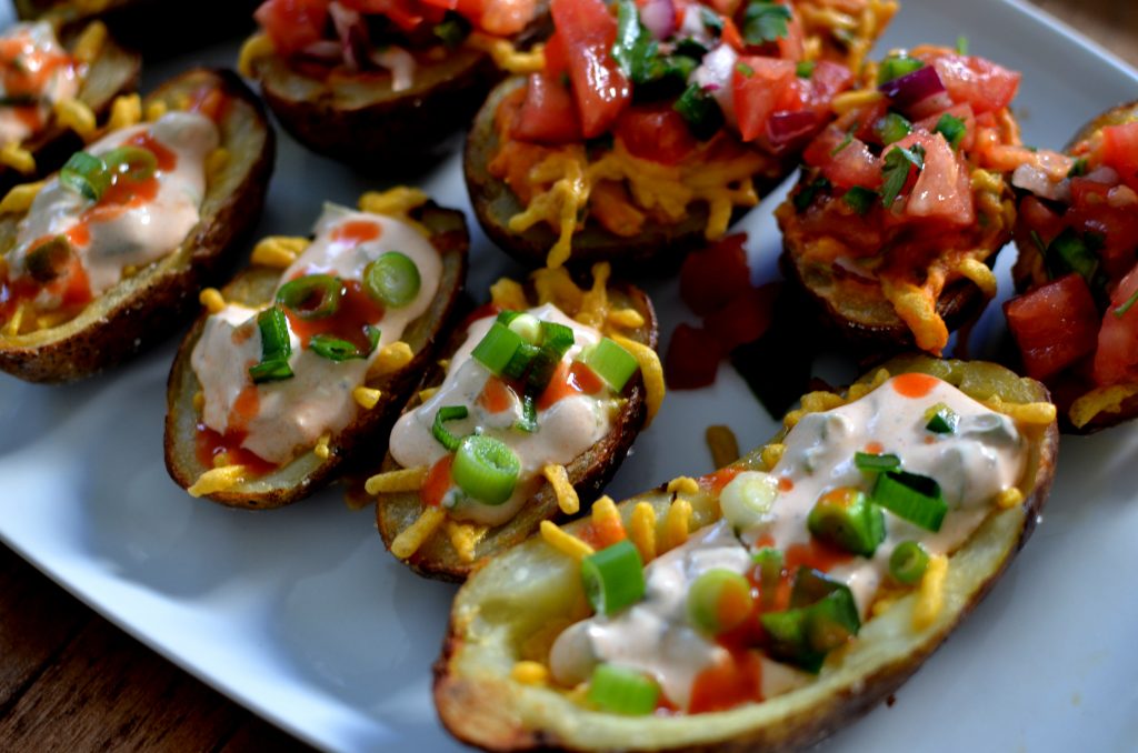 buffalo potato skins